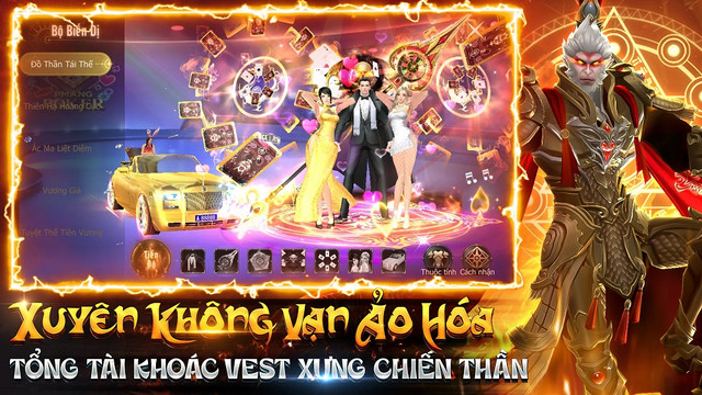 Dàn ảo hóa đa dạng phong cách trong Thần Ma Giáng Thế